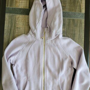 Lululemon Full Zip Scuba Lilac Ether